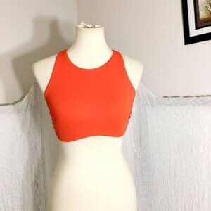 Athleta NWT Maldives Orange Padded Sports Bra Size 32D/DD